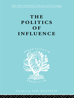 cover image of Politics of Influence Ils 48